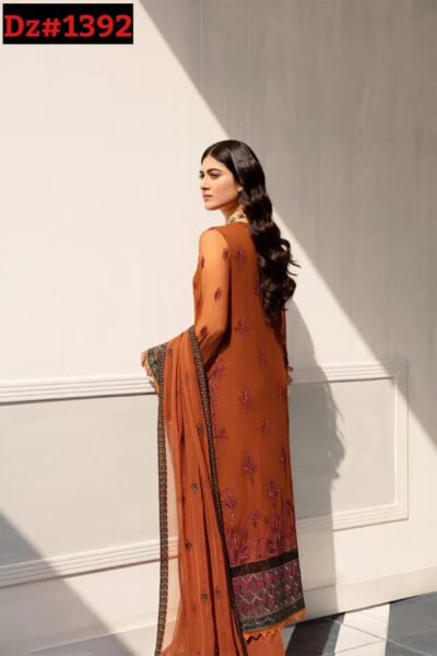 Ravishing Red by Inalys Safeera Luxury Chiffon VOL-11 DZ 1392